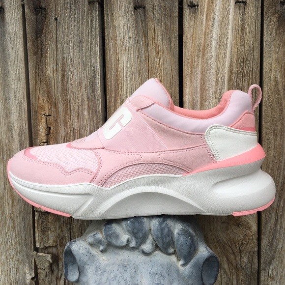 NWT Ugg La Flex Sneaker Posie Pink White 7 - Picture 2 of 13